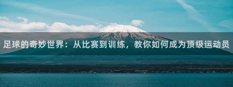 急速体育：足球的奇妙世界：从比赛到训练，教你如何成为顶级运动员